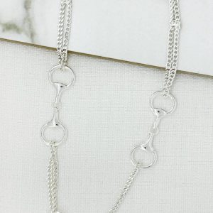 Envy Silver Ring Link Necklace