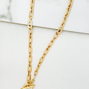 Envy Gold Toggle Link Necklace