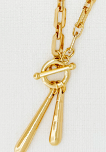 Envy Gold Toggle Link Necklace