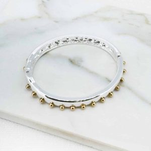 Envy Silver & Gold Beaded Bracelet.