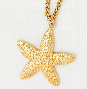 Envy Starfish Pendant Necklace