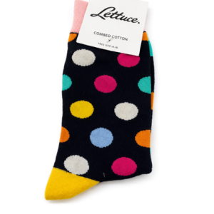 Black Polka Dot Socks