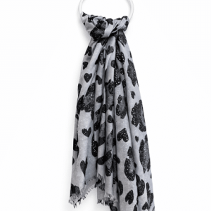 Lettuce Heart Print Scarf