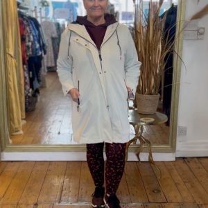 Frandsen Waterproof Rain Jacket with Hood – Off-White