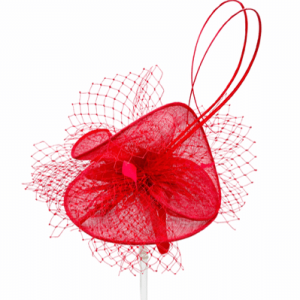 Failsworth Millinery Aliceband Fascinator In Carmine