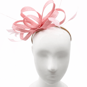 Failsworth Bow Fascinator In Peony