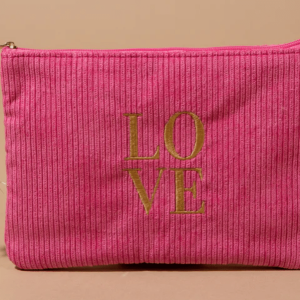 TILLEY AND GRACE LOVE make up bag in PINK