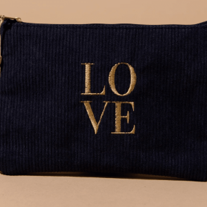 Tilley and Grace LOVE make up bag in NAVY