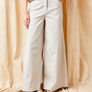 Suzy D Brielle Stretch Cotton Extra Wide Leg Pants