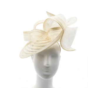 Failsworth Ivory Swirl  Fascinator