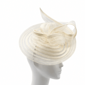Failsworth Ivory Swirl  Fascinator