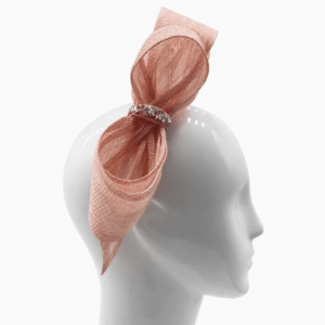 Failsworth Brianna Fascinator Headband – Elegant Blush Statement