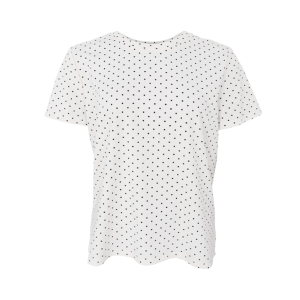 Black Colour White Mayra T-shirt