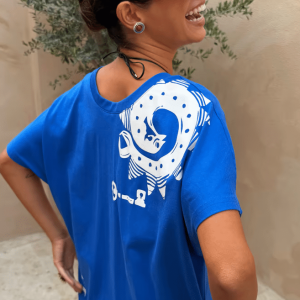 Never Fully Dressed BLUE DOLCE VITA T SHIRT DRESS