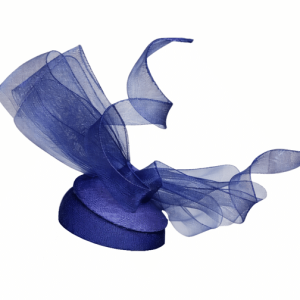 Failsworth Cobalt Crin & Sinamay Pillbox Fascinator