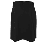 Black Colour short wrap-look skirt - Black