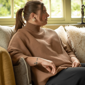 Chalk Vicki Jumper | Dark Tan