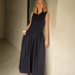 Chalk Tracey Dress | Navy
