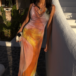 Never Fully Dressed Abstract Malika Dress