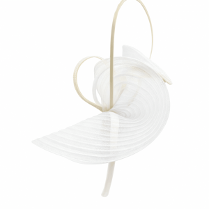 Failsworth Sinamay Fascinator In White