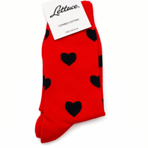 Red Socks With Hearts