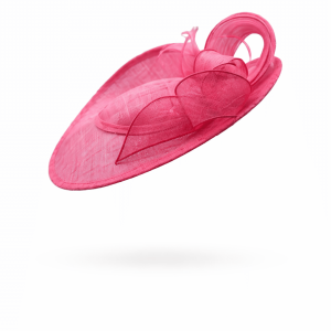 Failsworth Flamingo Sinamay Disc Fascinator