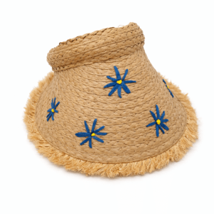 Lettuce Straw Daisy Sun Visor