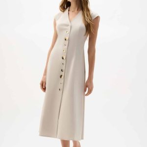 Joseph Ribkoff Melange Millennium Fit And Flare Dress