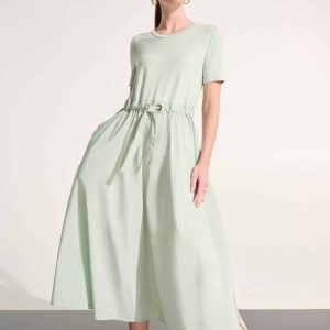 Joseph Ribkoff Jersey And Memory Fit Flare Dress