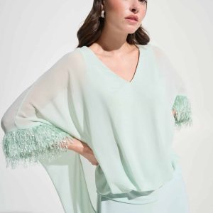Joseph Ribkoff CHIFFON PONCHO TOP