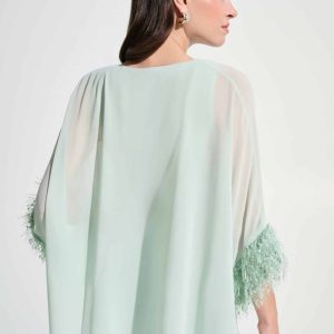 Joseph Ribkoff CHIFFON PONCHO TOP