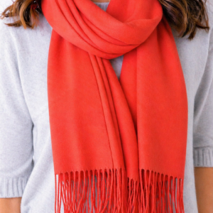 Tilley & Grace Cashmere-Mix Pashmina In Saffron