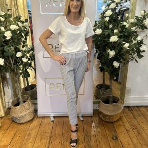 Robell Bella Navy Trouser