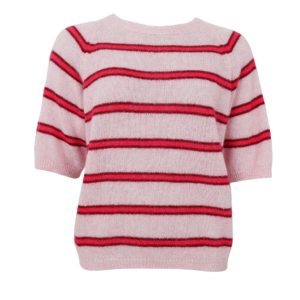 Black Colour Dell ss jumper – Rose Red