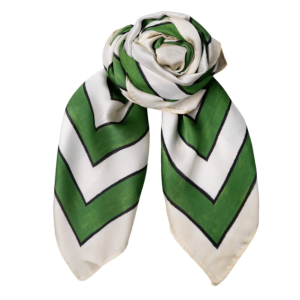 Black Colour Nice mini scarf - Green
