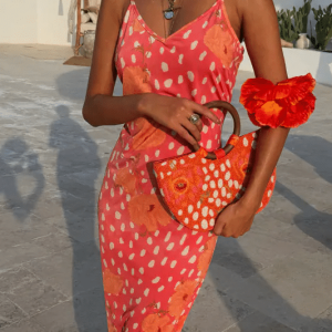 Never Fully Dressed CORAL FAWN POPPY ARIA DRESS