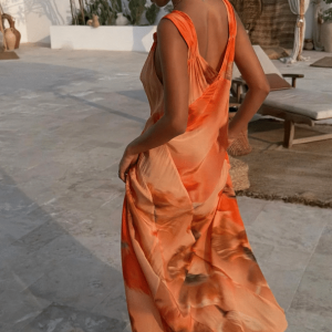 Never Fully Dressed Blurred Floral Sofia Dress