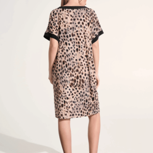 Joseph Ribkoff Silky Knit Animal Print Straight Dress