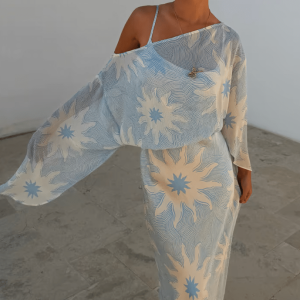 Never Fully Dressed BLUE SOLEIL ANAIS DRESS