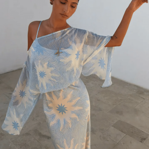 Never Fully Dressed BLUE SOLEIL ANAIS DRESS