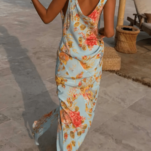 Never Fully Dressed SKY BLUE FLORAL SOFIA DRESS