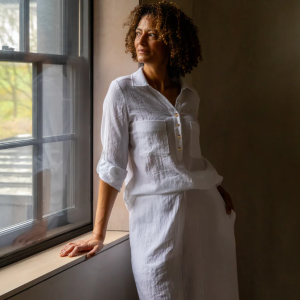 Chalk Adele Trouser | White