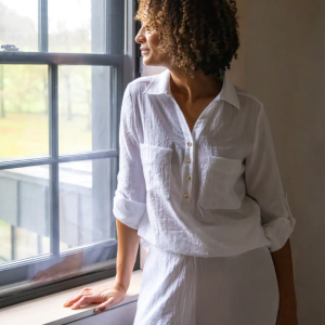 Chalk Zoe Shirt | White