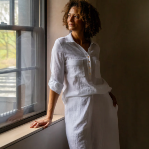 Chalk Zoe Shirt | White