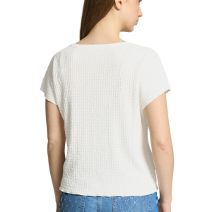 Betty Barclay Shirt Sleeve Top- Off White