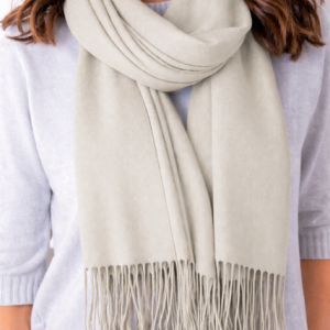 Tilley & Grace Cashmere-Mix Pashmina In Sand