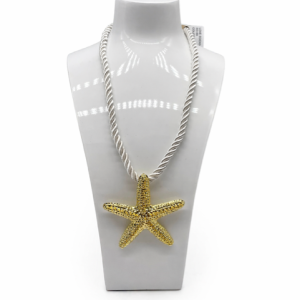 Love Rocks Starfish on Cord Necklace