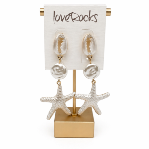 Love Rocks Coastal Charm Earrings 