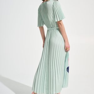 Joseph Ribkoff Signature | Satin Floral Print Fit And Flare Dress