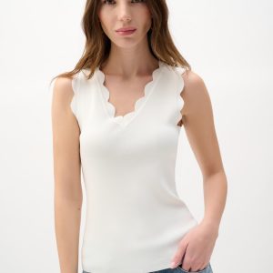 Joseph Ribkoff Viscose Sweater Knit Fitted Tank Top